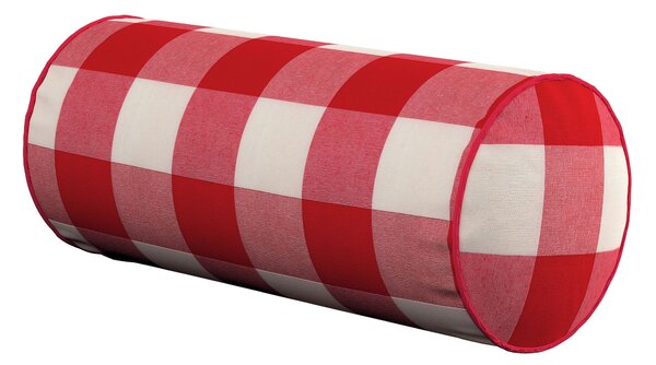 Basic hengerpárna termék színe piros szövet mintás