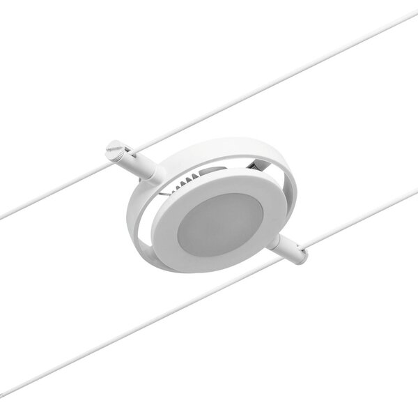 Paulmann Wire RoundMac LED kábelrendszer, 5 izzós, fehér, Fehér / opál, Folyosó, fém, Modern