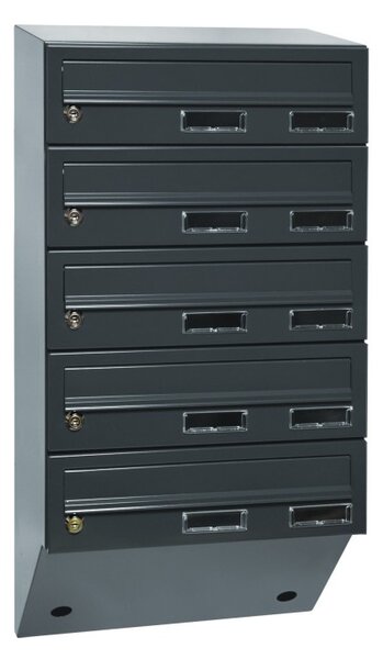 M37U/5 modulos postaláda dőlt RAL7016, RAL 7016 / Antracit