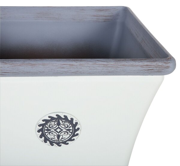 Virágcserép ELATEIA 37 cm Fehér