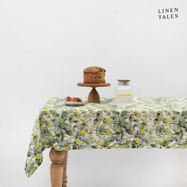 Len asztalterítő 140x300 cm Lotus – Linen Tales