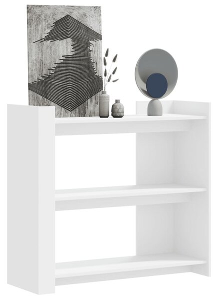 Fehér szerelt fa tálalóasztal 100 x 35 x 90 cm