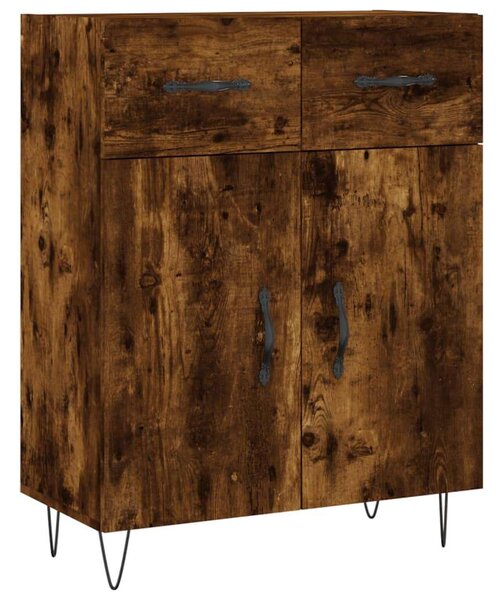 VidaXL Füstös Tölgy Magasszekrény - 69,5x34x180 cm
