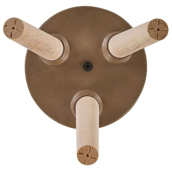 Magasított virágállvány KOTTES 22 cm Világosbarna