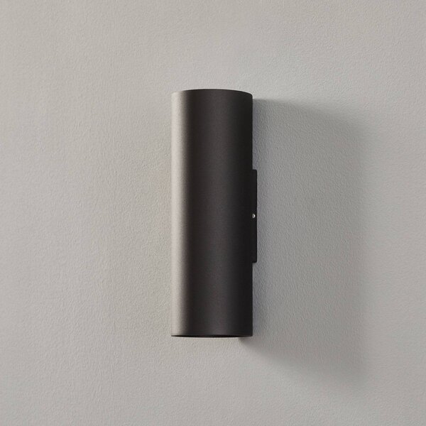 Wever & Ducré Lighting WEVER DUCRÉ Ray mini 2.0 fali lámpa fekete, dimmelhető, Fekete, Nappali / Étkező, Alumínium, Modern