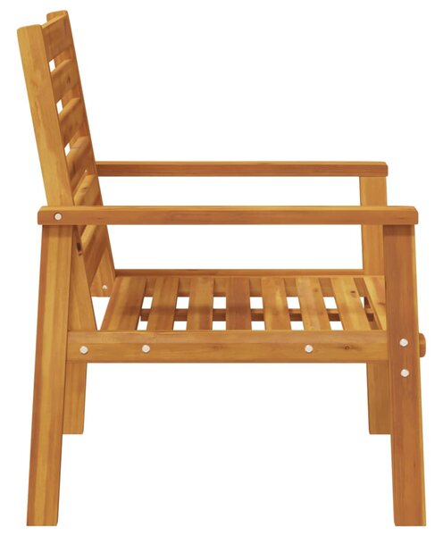 2 db tömör akácfa kerti kanapéfotel 66,5 x 65 x 81 cm