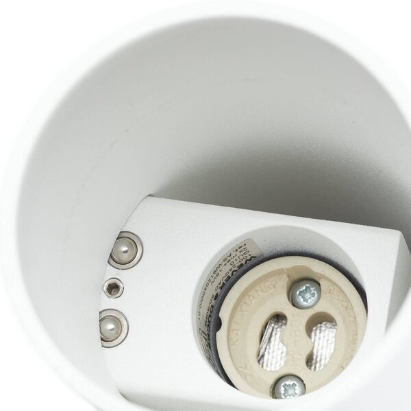 Wever & Ducré Lighting WEVER DUCRÉ Ray mini 2.0 fali lámpa fehér, dimmelhető, Fehér / opál, Nappali / Étkező, Alumínium, Modern