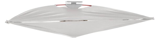 FLOS mennyezeti lámpa Ariette 80 cm, dimmelhető, Fehér / opál, Nappali / Étkező, Textil / szövet / selyem, Dizájn