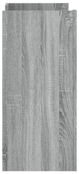 Szürke sonoma színű szerelt fa tálalószekrény 73,5 x 35 x 75 cm