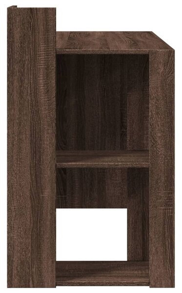 Barna tölgy színű szerelt fa irodai asztal 103,5 x 56,5 x 94 cm