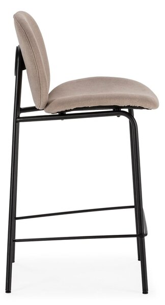 Bézs bárszék szett 2 db-os (ülésmagasság 65 cm) Cori – Marckeric