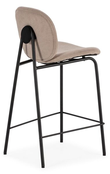 Bézs bárszék szett 2 db-os (ülésmagasság 65 cm) Cori – Marckeric