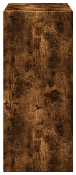 Füstös tölgy színű szerelt fa tálalószekrény 70 x 41 x 93 cm