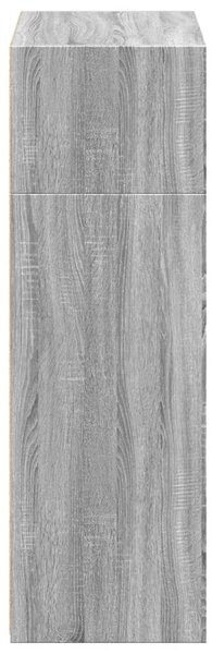 Szürke sonoma szerelt fa magasszekrény 70 x 41 x 124 cm