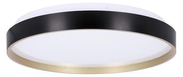 Candellux LED Mennyezeti lámpa FLORIDA LED/18W/230V fekete CA0845