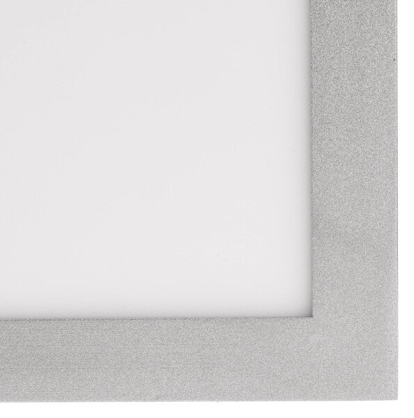 Lindby LED panel Livel, 4000K, 62 cm x cm, ezüst, fém, Alu / szürke / cink, Konyha, Műanyag, Modern