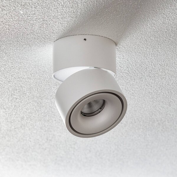 Egger Licht DLS LED-es reflektor Clippo, fehér, 2700 K, dimmelhető, dimmelhető, Fehér / opál, Nappali / Étkező, Alumínium, Modern