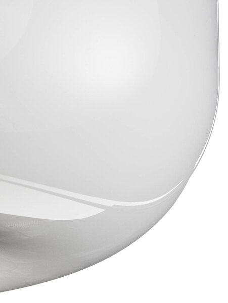 Foscarini Circus piccola üveg mennyezeti lámpa, Ø 32 cm, dimmelhető, Fehér / opál, Nappali / Étkező, Üveg, Dizájn