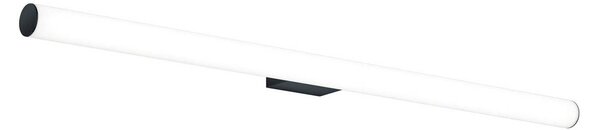 Helestra Loom LED tükör lámpa fekete 90 cm, Fehér / opál, Fürdőszoba, Műanyag, Modern