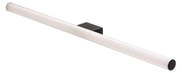 Helestra Loom LED tükör lámpa fekete 90 cm, Fehér / opál, Fürdőszoba, Műanyag, Modern