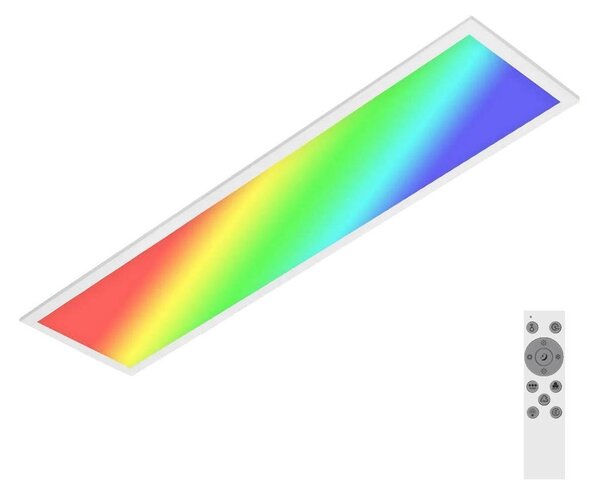 Brilo Brilo - RGBW Dimmelhető mennyezeti lámpa SLIM LED/24W/230V 100x25 cm + távirányító BL1239