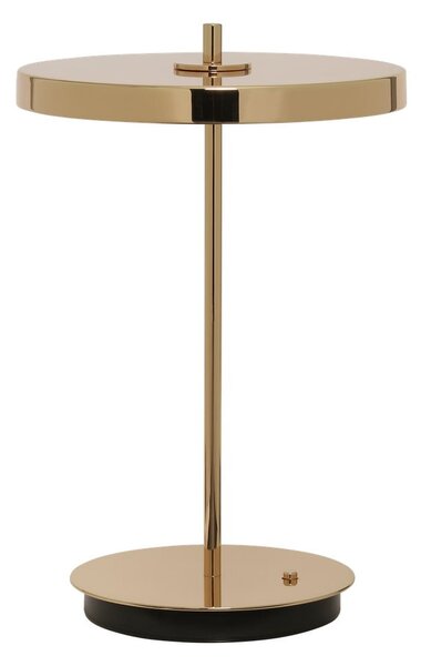 Aranyszínű LED dimmelhető asztali lámpa fém búrával (magasság 31 cm) Asteria Move – UMAGE