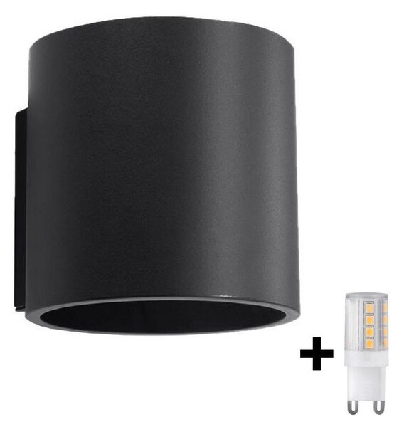 Brilagi Brilagi - LED Fali lámpa FRIDA 1xG9/4W/230V fekete BG0558