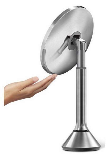 Simplehuman tükör állítható Dual LED fényerővel, matt rozsdamentes acél