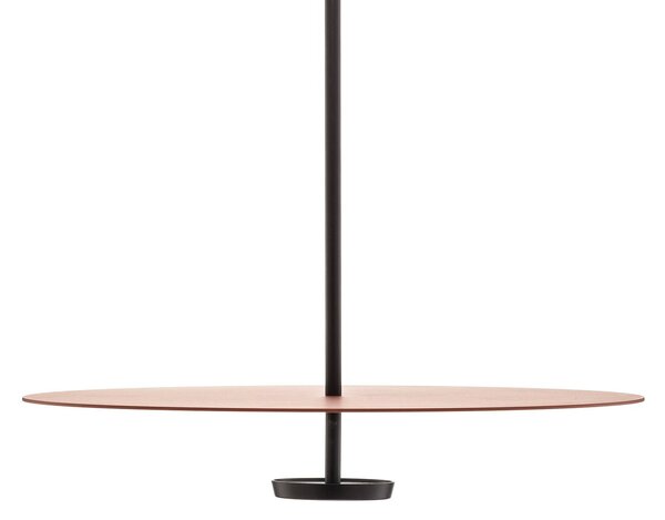 Vibia Flat LED lógó lámpa 1 izzó Ø 55 cm terrakotta, dimmelhető, Terrakotta, Nappali / Étkező, fém, Modern