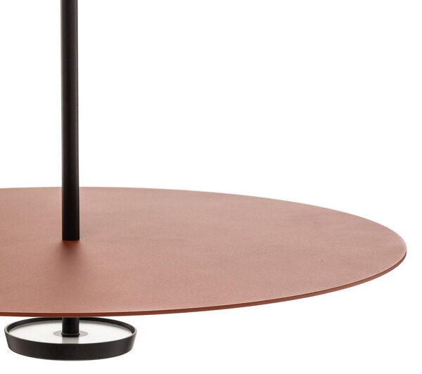 Vibia Flat LED lógó lámpa 1 izzó Ø 55 cm terrakotta, dimmelhető, Terrakotta, Nappali / Étkező, fém, Modern