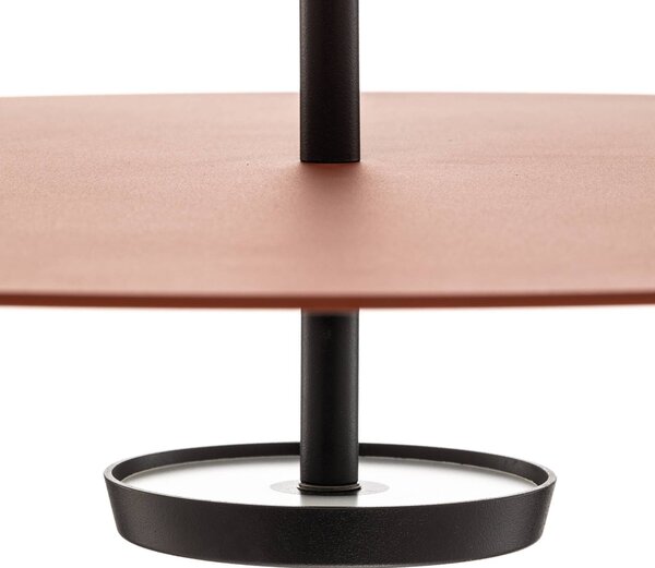 Vibia Flat LED lógó lámpa 1 izzó Ø 55 cm terrakotta, dimmelhető, Terrakotta, Nappali / Étkező, fém, Modern