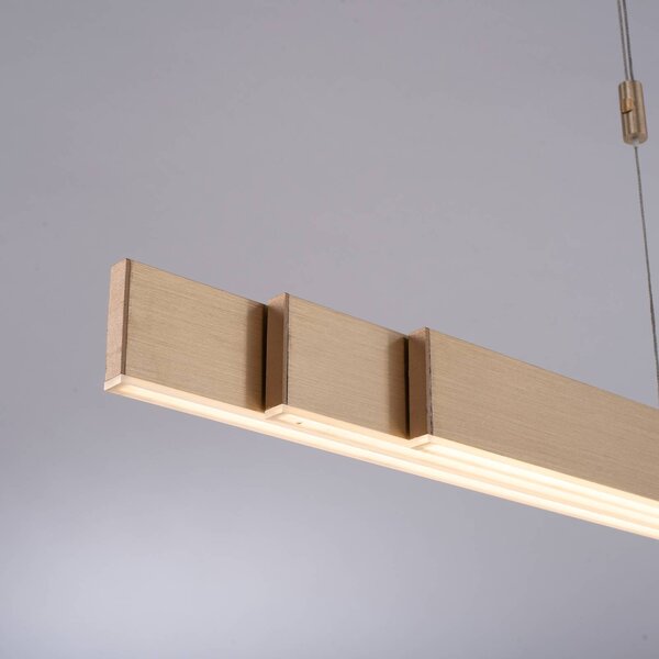 PURE Moto LED lógó világítás, császári arany, dimmelhető, CCT, dimmelhető, Sárgaréz / arany, Nappali / Étkező, fém, Modern