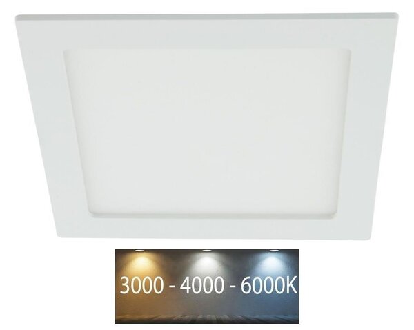 FK technics LED Fürdőszobai beépíthető lámpa LED/24W/230V 3000/4000/6000K IP44 FK0159