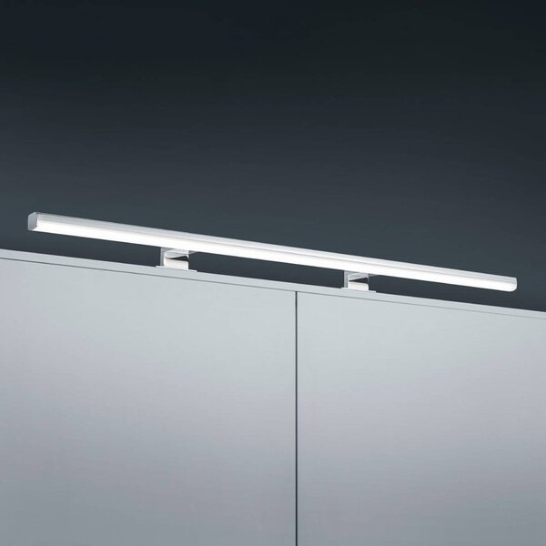 Helestra Gaia LED tükör lámpa távirányítóval 99cm, dimmelhető, Króm / ezüst, Fürdőszoba, fém, Modern