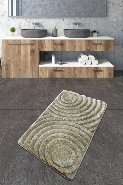 Wave (70 x 120) Akril fürdőszoba szőnyeg Kő