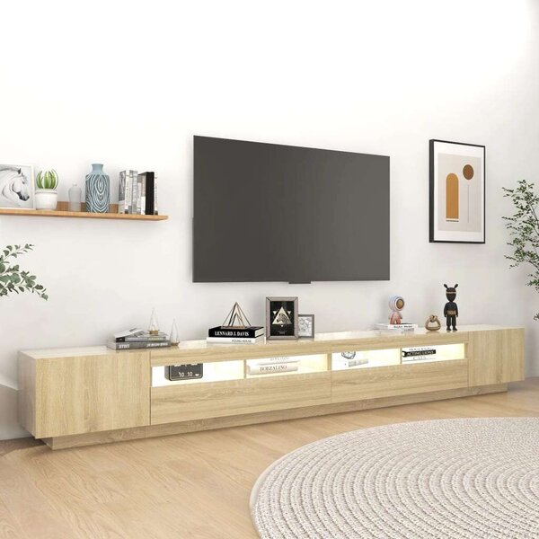 VidaXL TV-szekrény - Sonoma Tölgy - 300 cm