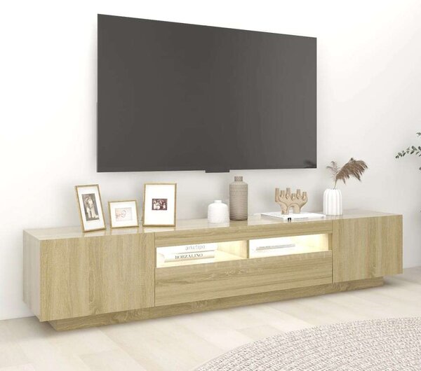VidaXL TV-szekrény - Sonoma Tölgy - 200 cm