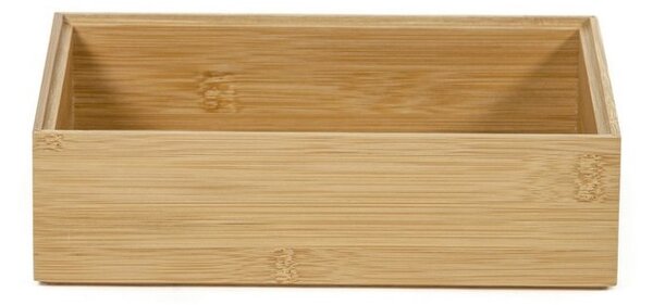 Szervező Compactor Bamboo Box, 22,5 x 15 x 6,5 cm, natúr fa