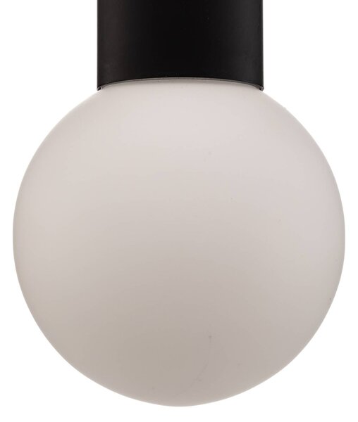 LEDS-C4 Mist fürdőszobai függő lámpa IP44 fekete, dimmelhető, Fekete, Fürdőszoba, Üveg, Modern