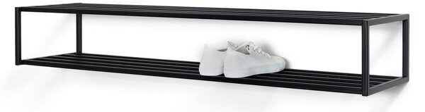 Fekete fém cipőtartó School – Spinder Design