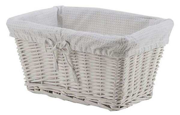 Tárolókosár Compactor Toledo 38 x 25 x 20 cm, fehér