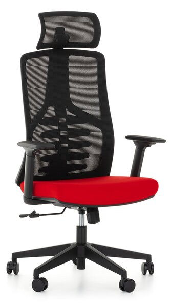 Taurino irodai szék, piros / fekete
