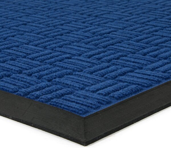 Textil tisztítószőnyeg Criss Cross 60 x 90 x 0,8 cm, kék