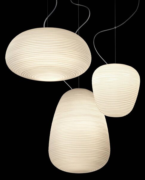 Foscarini Rituals 1 üveg lógó világítás, dimmelhető, Fehér / opál, Nappali / Étkező, Üveg, Dizájn
