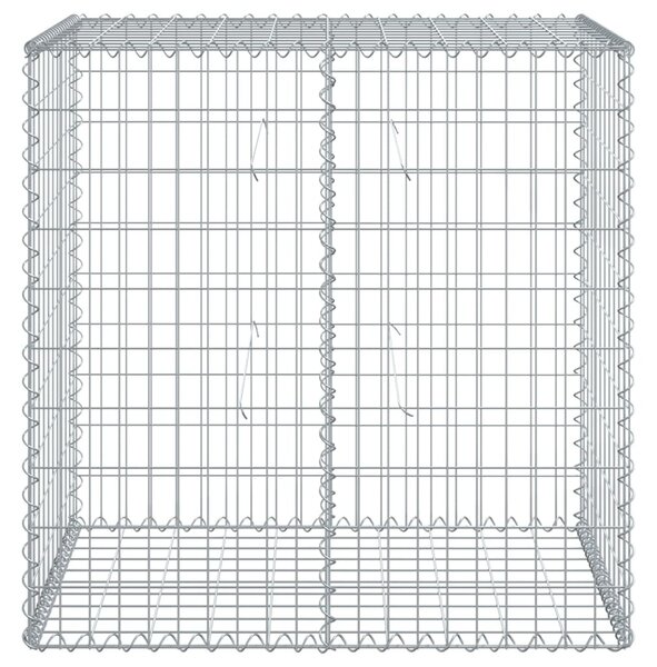 Horganyzott vas gabion kosár fedéllel 100 x 50 x 100 cm