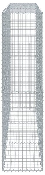 Horganyzott vas gabion kosár fedéllel 300 x 50 x 200 cm