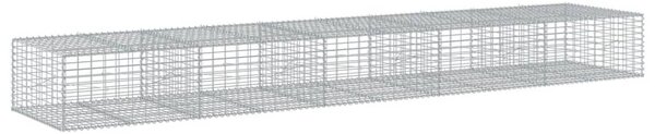 Horganyzott vas gabion kosár fedéllel 500 x 100 x 50 cm