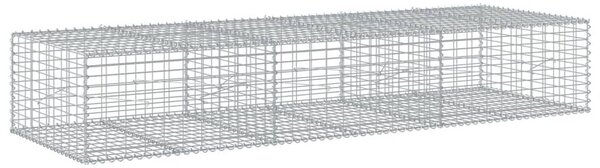 Horganyzott vas gabion kosár fedéllel 300 x 100 x 50 cm