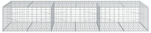 Horganyzott vas gabion kosár fedéllel 300 x 100 x 50 cm