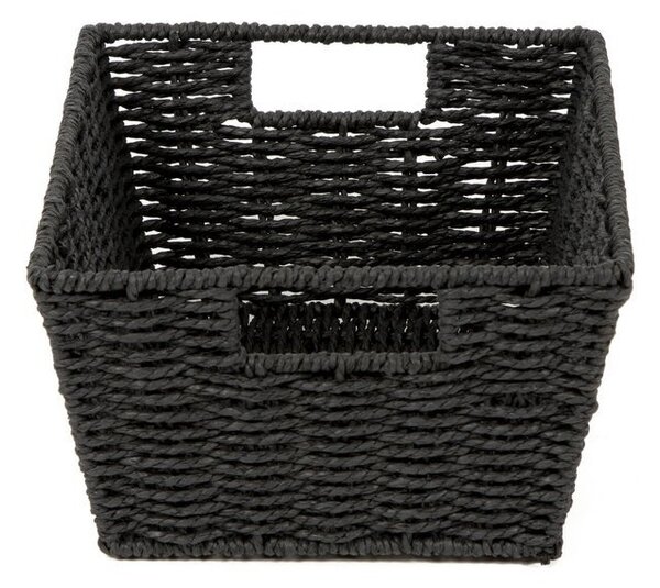 Tömörítő kötött kosár 31 x 24 x 14 cm, bézs